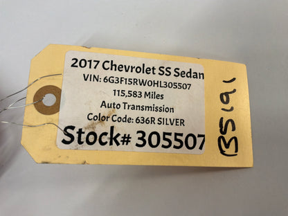2017 Chevy SS Sedan RH & LH Rear Brembo Brake Caliper OEM