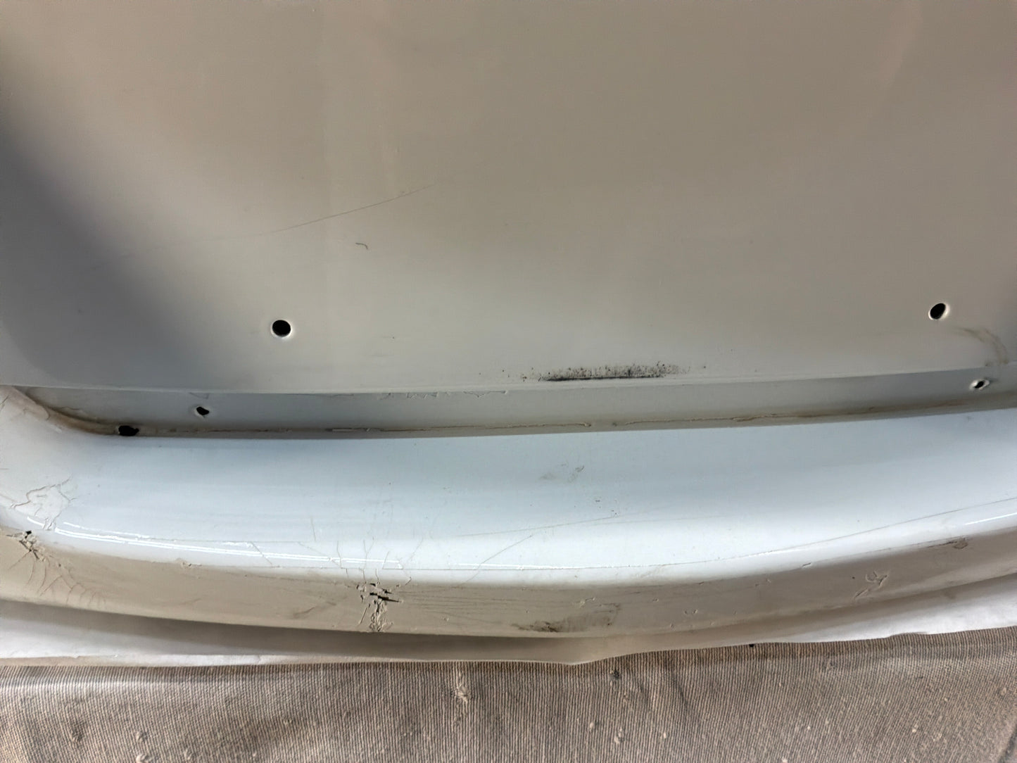 1999 Pontiac Trans Am WS6  Front Bumper White OEM