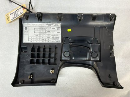 2006 Pontiac GTO Black Suede Lower Dash Knee Bolster Fuse Cover OEM