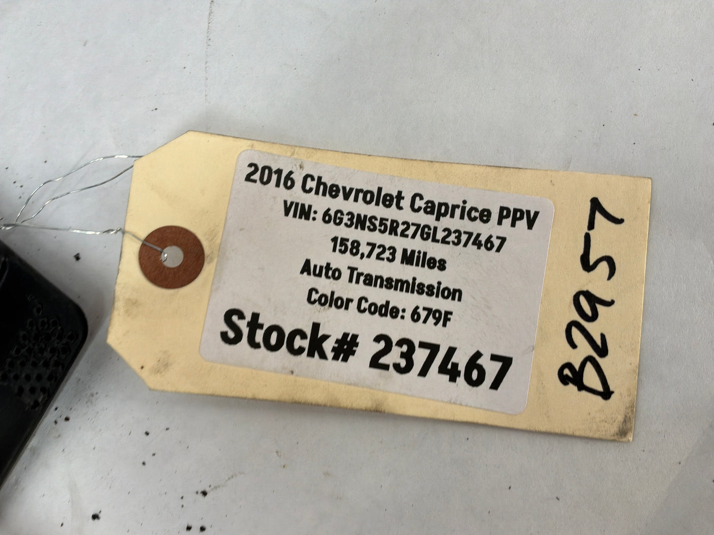 2016 Chevy Caprice PPV Rear Object Alarm Sensor Wiring Harness Assembly OEM