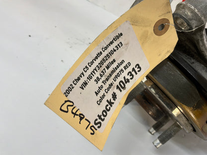 2002 Chevy C5 Corvette Convertible  LH Driver Rear Suspension Spindle Knuckle Hub OEM