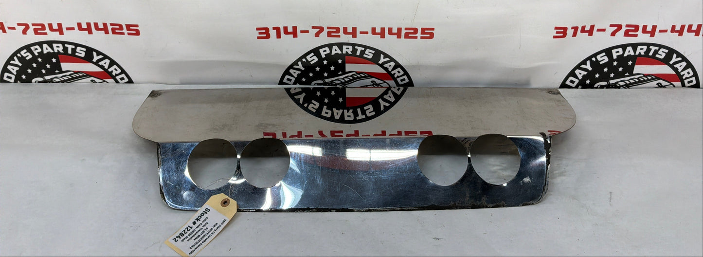 2007 C6 Corvette Convertible Stainless Steal Exhaust Filler Panel OEM