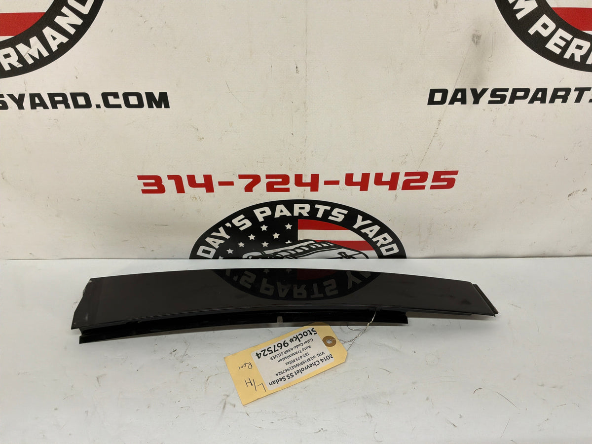 2014 Chevy SS Sedan LH Diver Rear Black Pillar Post Door Cover OEM