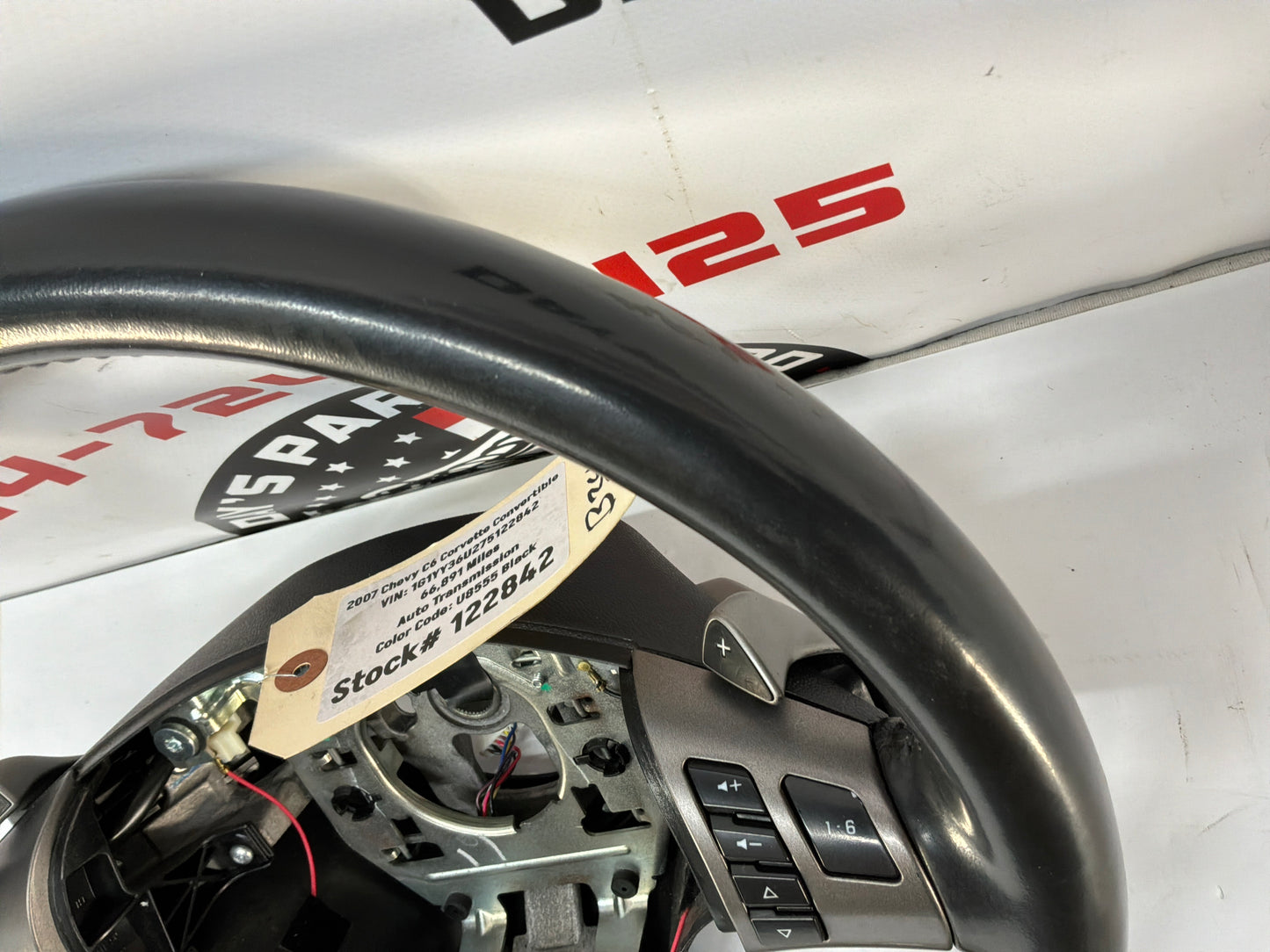 2007 Chevy C6 Corvette Convertible Steering Wheel OEM