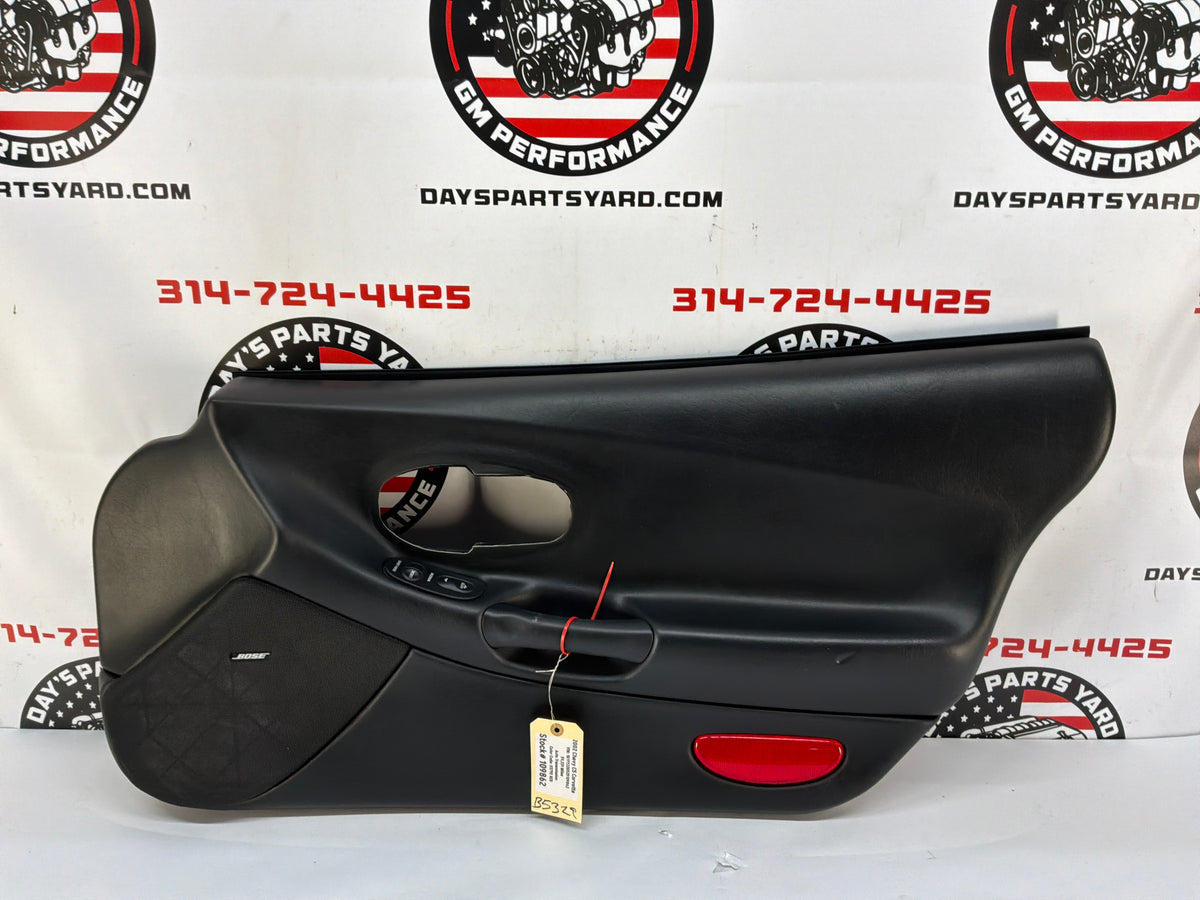 2002 Chevy C5 Corvette RH Passenger Front Interior Door Panel OEM