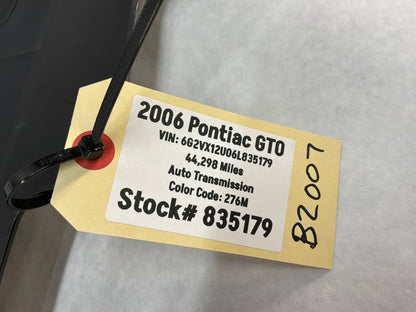 2006 Pontiac GTO Upper Radiator Core Support Air Baffle Cover OEM