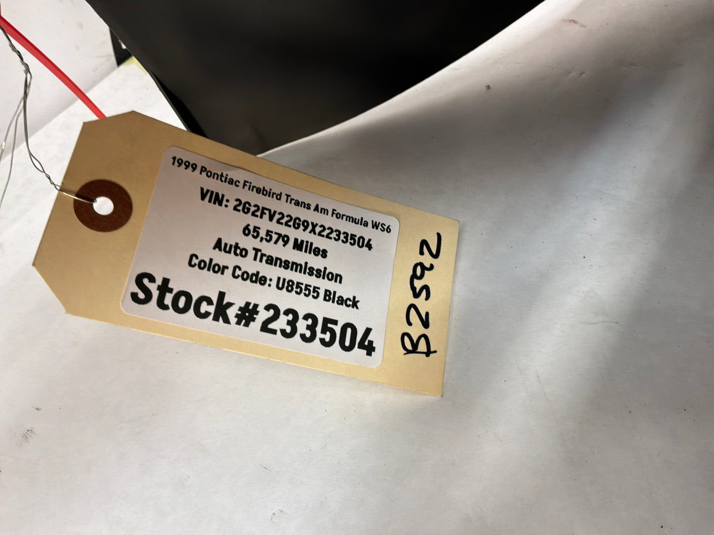 1999 Pontiac Firebird Trans Am Formula WS6 Rear RH & LH Interior Quarter Sail Panel OEM