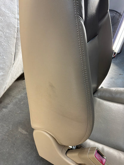 2012 Chevy Avalanche LH Driver Front Seat Leather Cashmere OEM