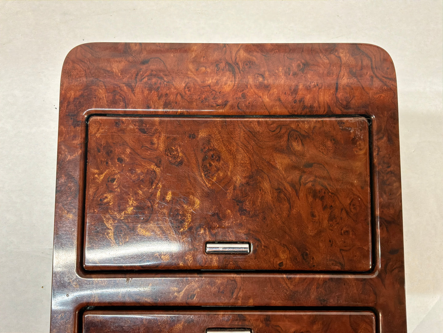 2012 Chevy Avalanche Center Console Woodgrain Cup Holder Wood Grain OEM