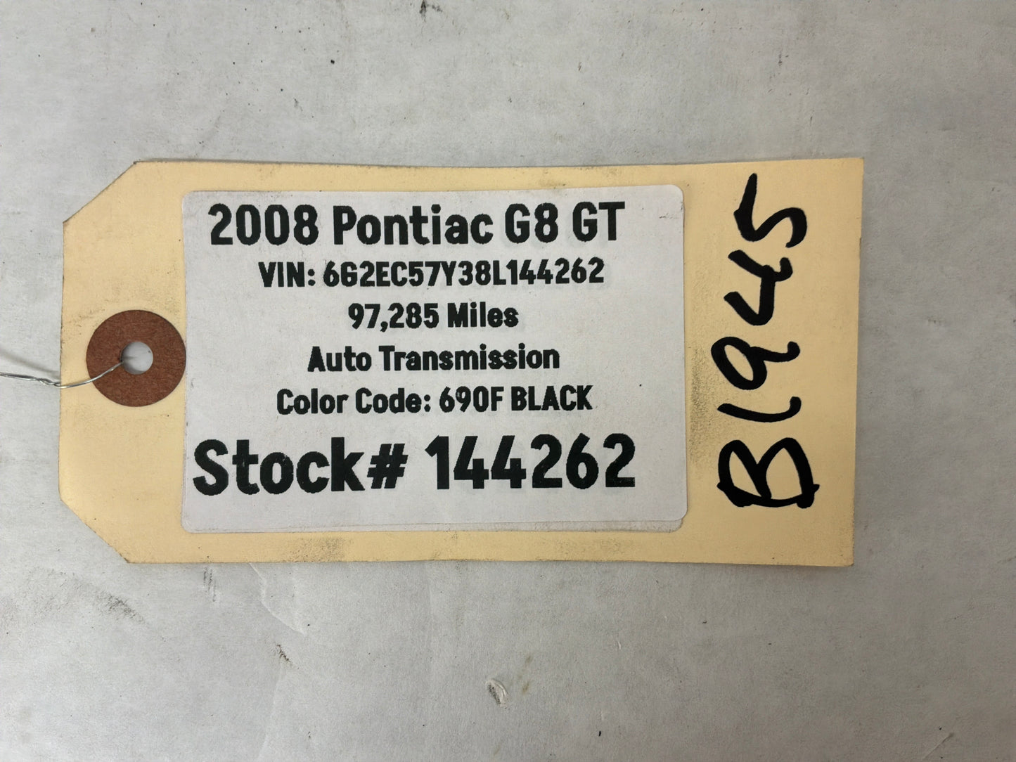 2008 Pontiac G8 GT Trunk Deck Lid License Plate Tag Lights Lamps Housings OEM