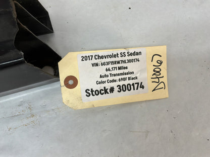 2017 Chevy SS Sedan Front Bumper Fascia Impact Bar OEM
