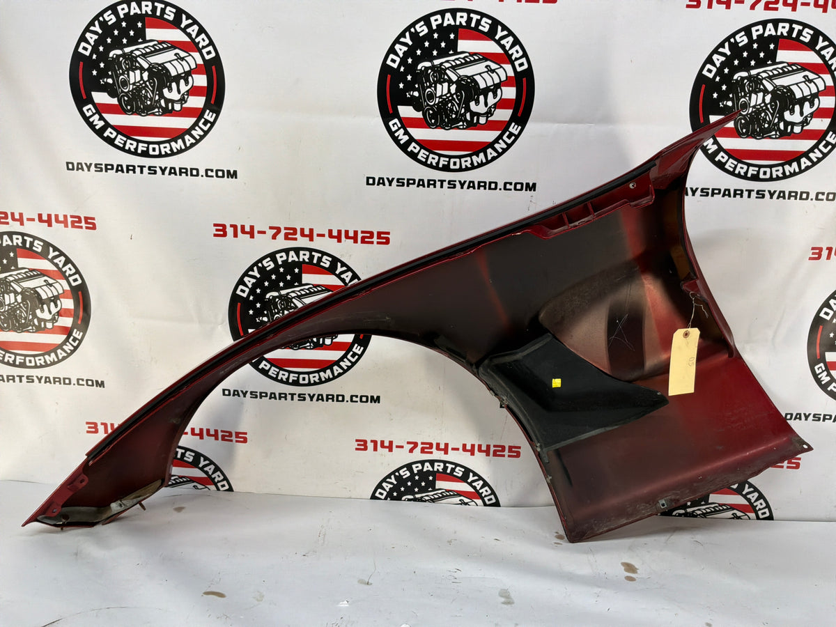 2002 Chevy C5 Corvette RH Passenger Front Fender Red OEM