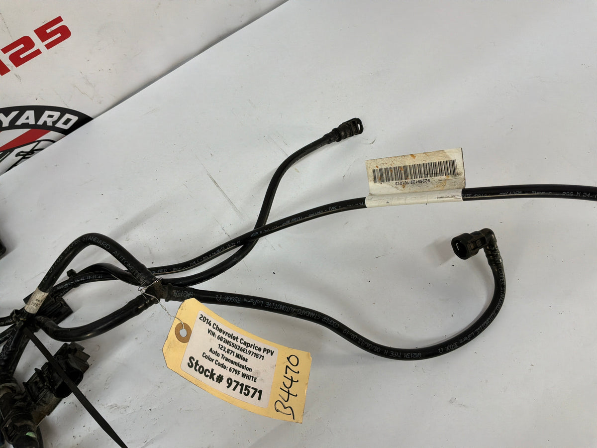 2014 Chevy Caprice PPV Fuel Tank EVAP Vapor Charcoal Canister w/ Lines & Hoses and Wire Harness OEM