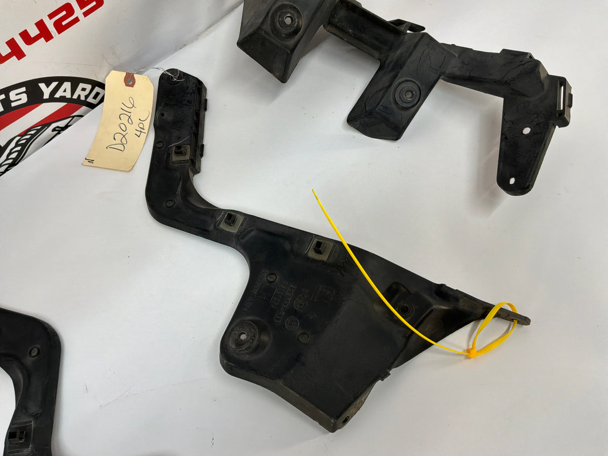 2009 Pontiac G8 GT Complete Rear Bumper Brackets Mounts Supports Guides Set OEM