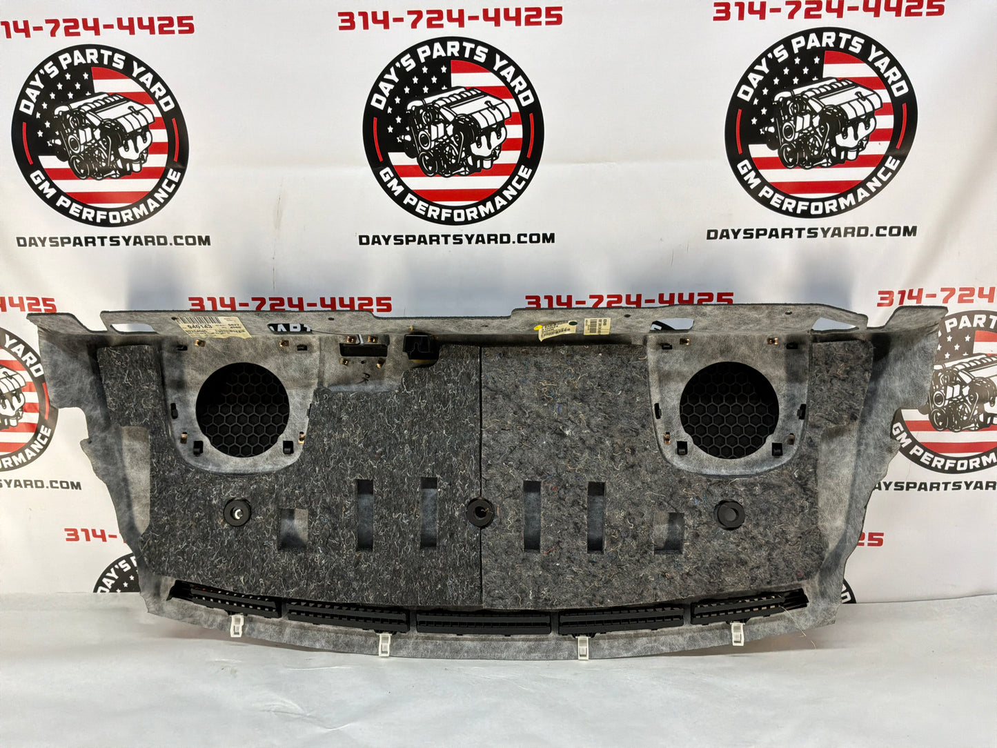 2014 Chevy SS Sedan Rear Interior Package Deck Tray Parcel Shelf Trim Cover OEM