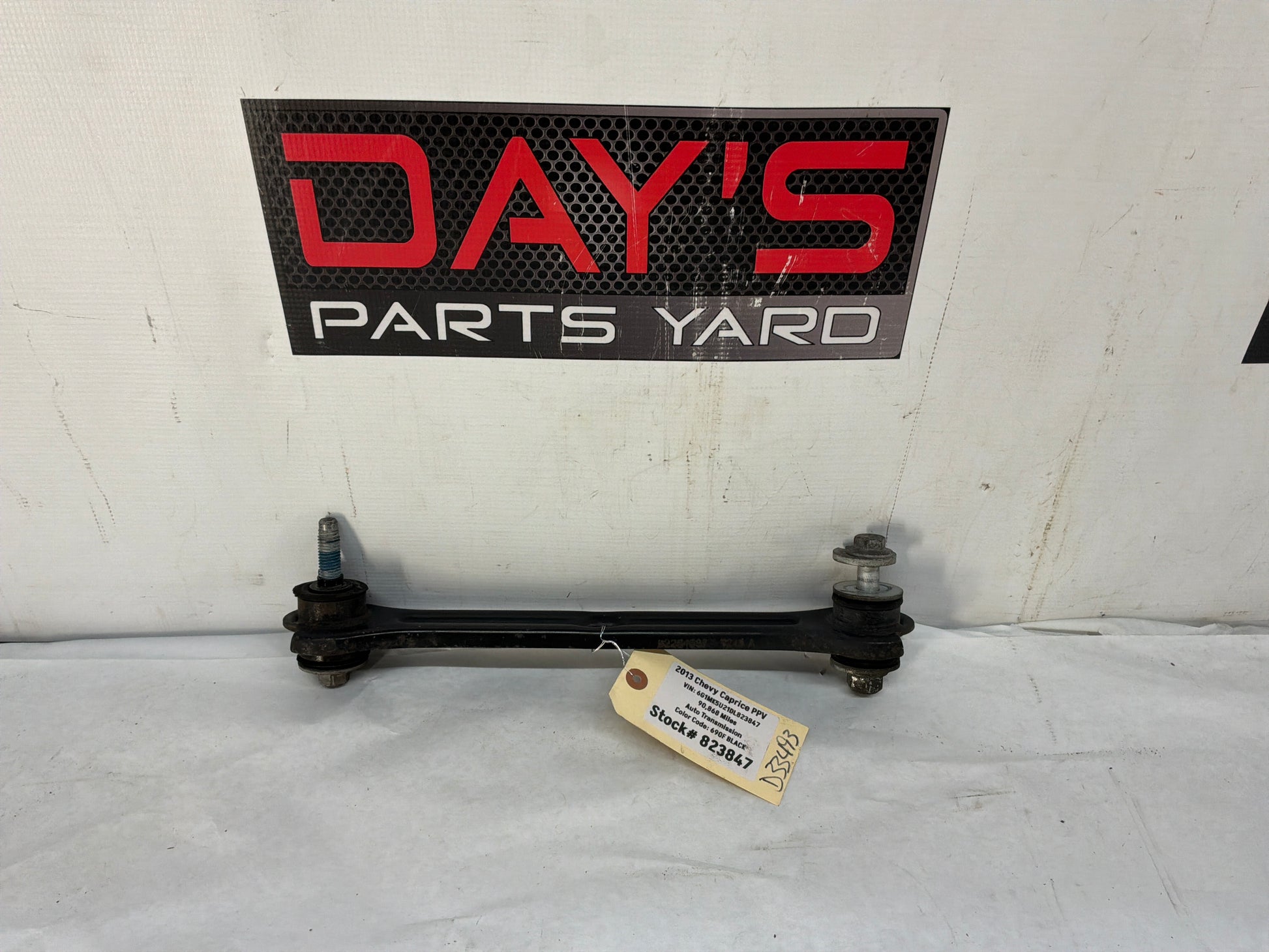 2013 Chevy Caprice PPV LH Driver Rear Suspension Trailing Control Arm Drag Link OEM - Day's Parts Yard