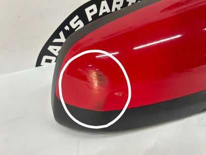 2008 Pontiac G8 GT RH Passenger Exterior Side Door Mirror Red OEM