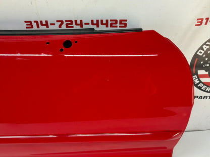 2002 Chevy C5 Corvette Corvette Convertible RH Passenger Interior Door Panel Red OEM
