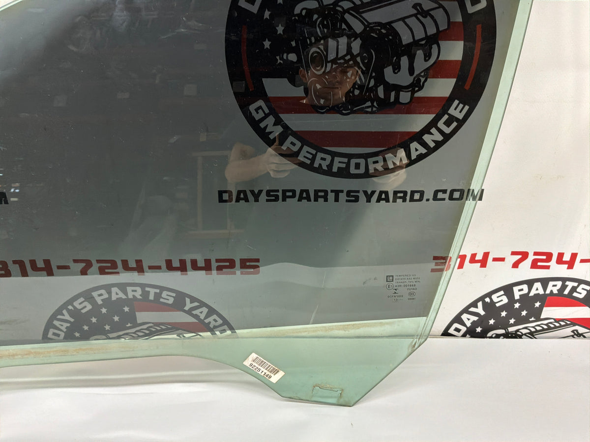 2014 Chevy SS Sedan LH Driver Front Door Window Glass OEM