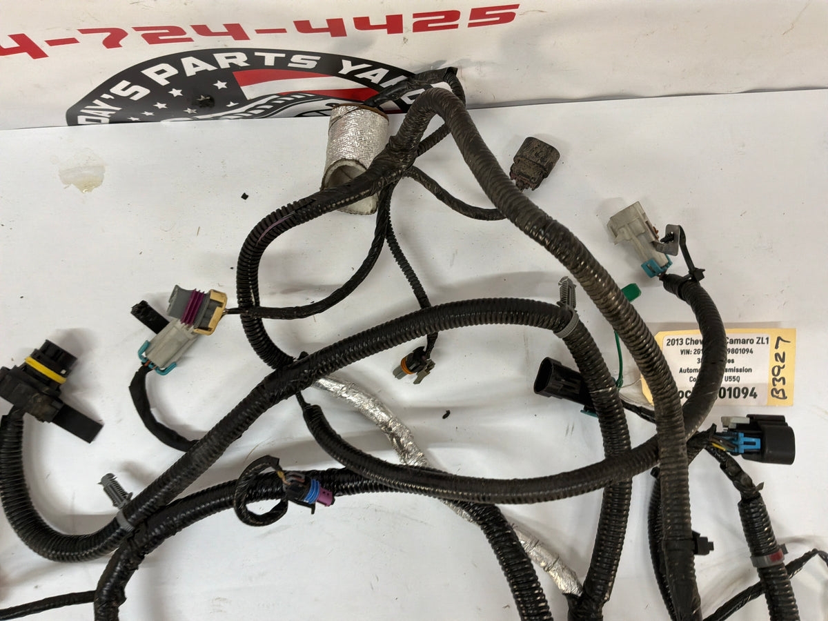 2013 Chevy Camaro ZL1 Engine Automatic Transmission Wire Wiring Harness OEM