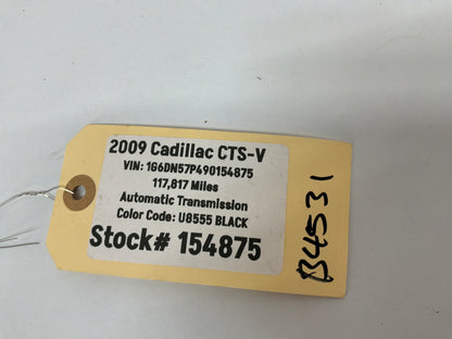 REPICTURE W/ TRIM OFF CENTER CONSOLE2009 Cadillac CTS-V Sedan Carbon Fiber Dash Trim Panel Molding Inserts OEM - Day's Parts Yard