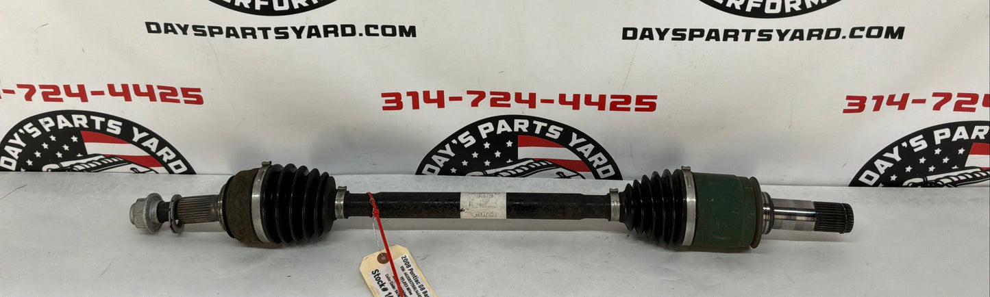 2008 Pontiac G8 Base RH Passenger Rear CV Axle Half Shaft OEM
