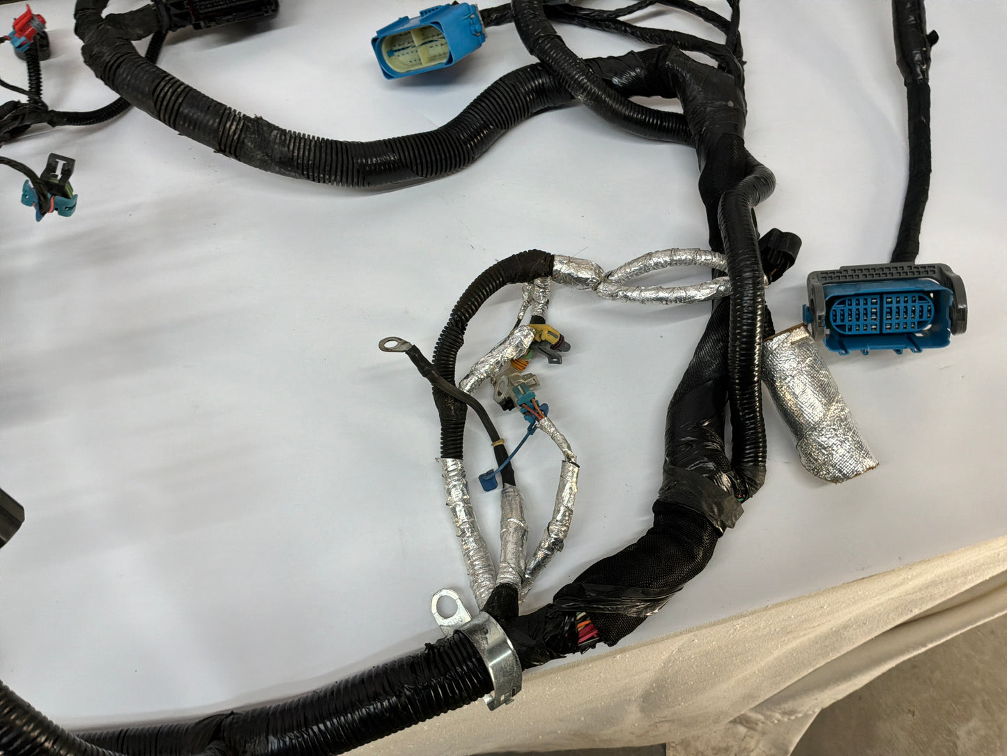 2007 C6 Corvette Convertible Engine Motor Automatic Transmission Wire Wiring Harness OEM