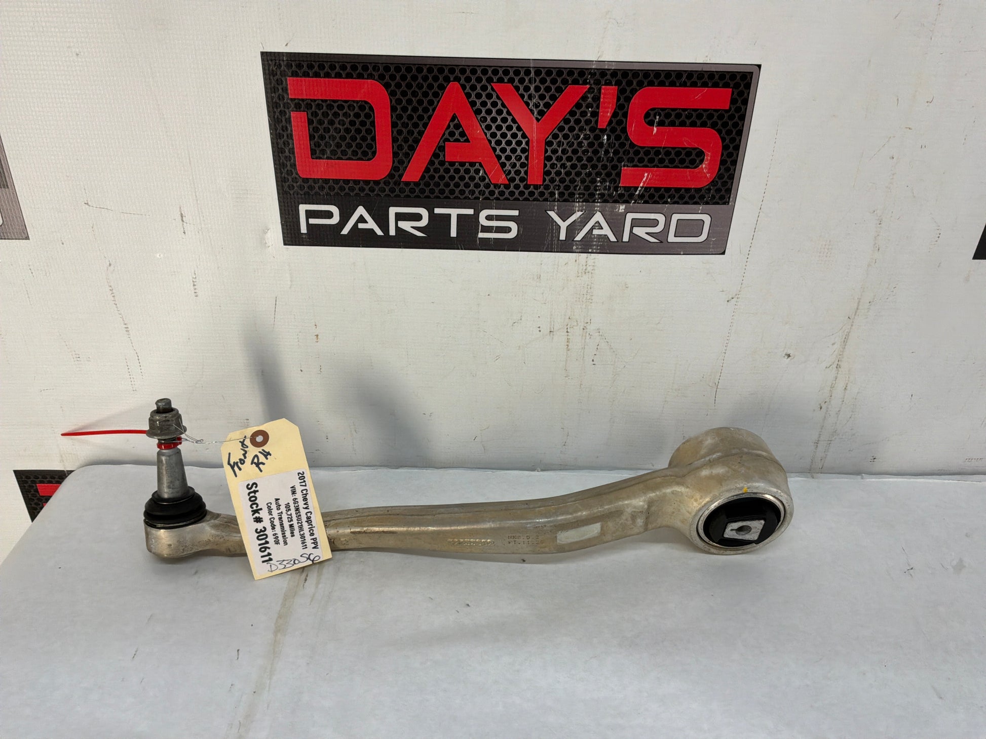 2016 Chevy SS Sedan RH Passenger Front Suspension Lower Control Arm Link OEM - Day's Parts Yard