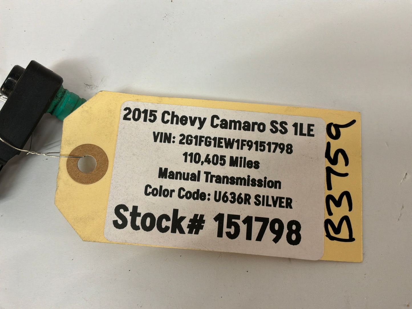 2015 Chevy Camaro SS 1LE Fuel Tank Pressure Sensor Assembly OEM