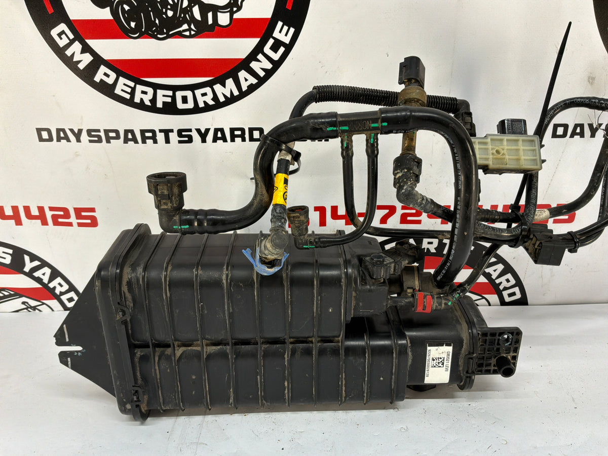 2014 Chevy Caprice PPV Fuel Tank EVAP Vapor Charcoal Canister w/ Lines & Hoses and Wire Harness OEM