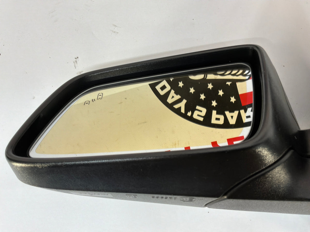 2014 Chevy SS Sedan LH Driver Exterior Mirror w/ Lane Change Assist OEM