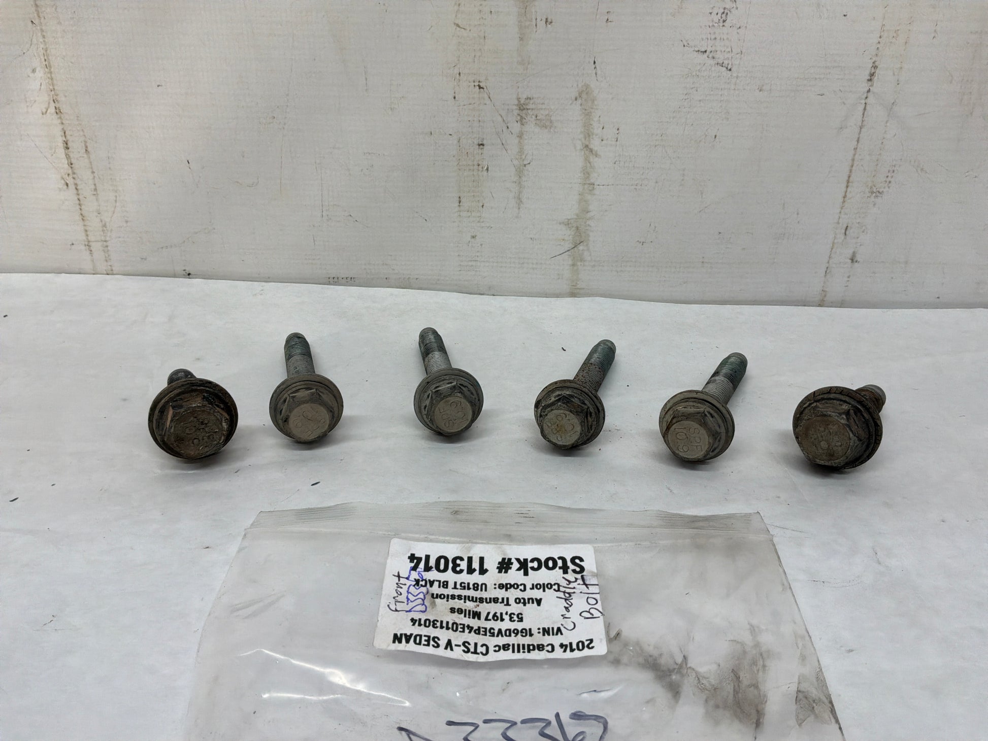 Front cradle bolts - Day's Parts Yard