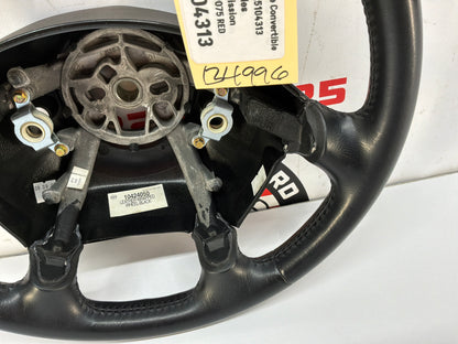 2002 Chevy C5 Corvette Convertible Steering Wheel Black Leather OEM