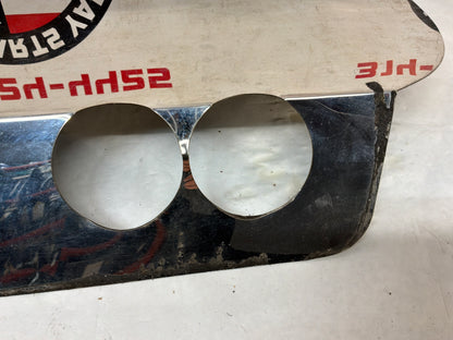 2007 C6 Corvette Convertible Stainless Steal Exhaust Filler Panel OEM