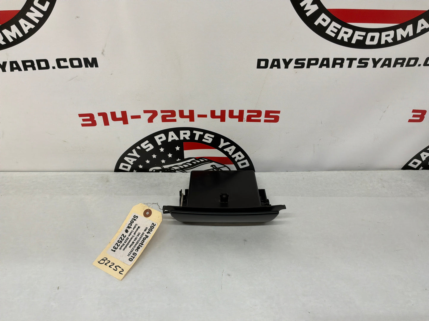 2004 Pontiac GTO Lower Radio Storage Cubby Compartment Tray Insert OEM