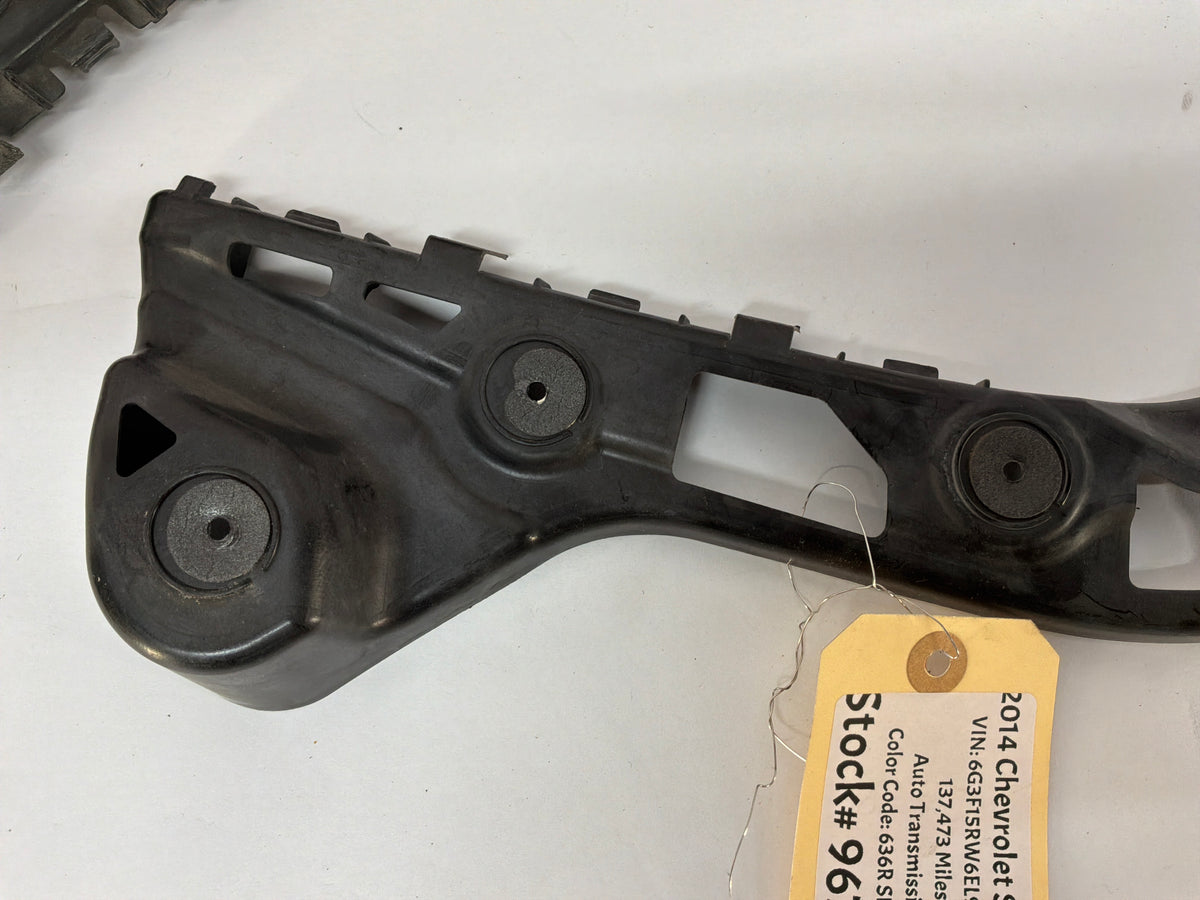2014 Chevy SS Sedan RH & LH Rear Bumper Brackets Guides Supports OEM