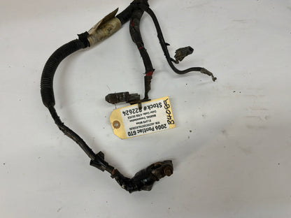 2006 Pontiac GTO Starter Alternator Positive Negative Battery Cable Wire Wiring Harness OEM