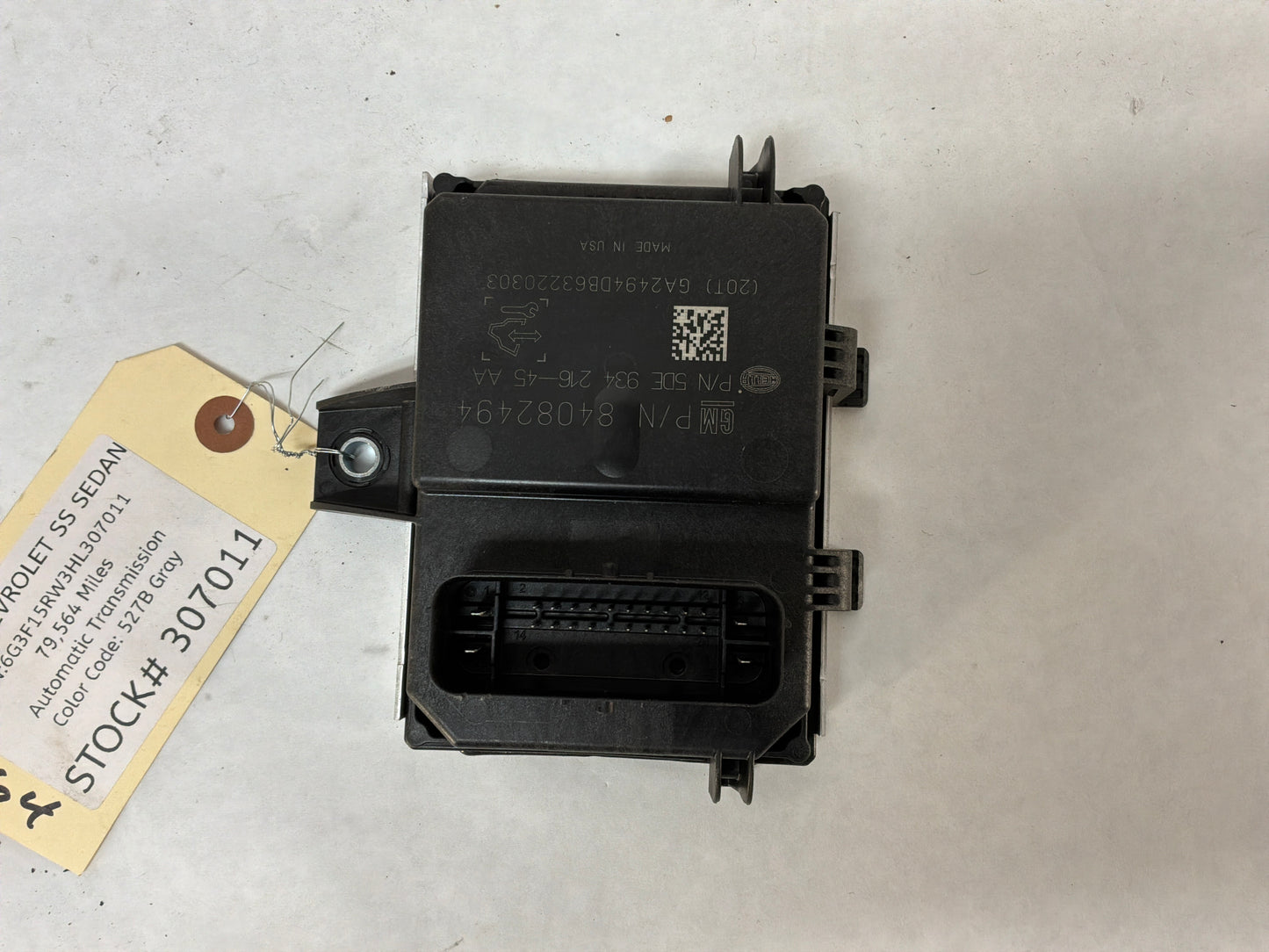 2017 Chevy SS Sedan Fuel Pump Control Module OEM