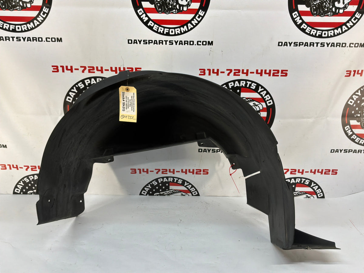 2002 Chevy Corvette Convertible RH Passenger Rear Wheel Fender Liner OEM