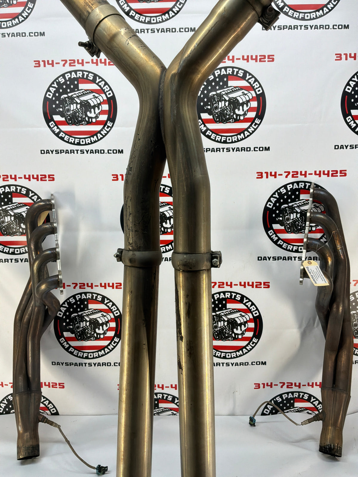 2014 Chevy SS Sedan American Racing Long Tube Exhaust Headers w/ Catted X Pipe