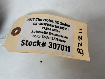 2017 Chevy SS Sedan LH Driver Rear Door Lock Actuator OEM