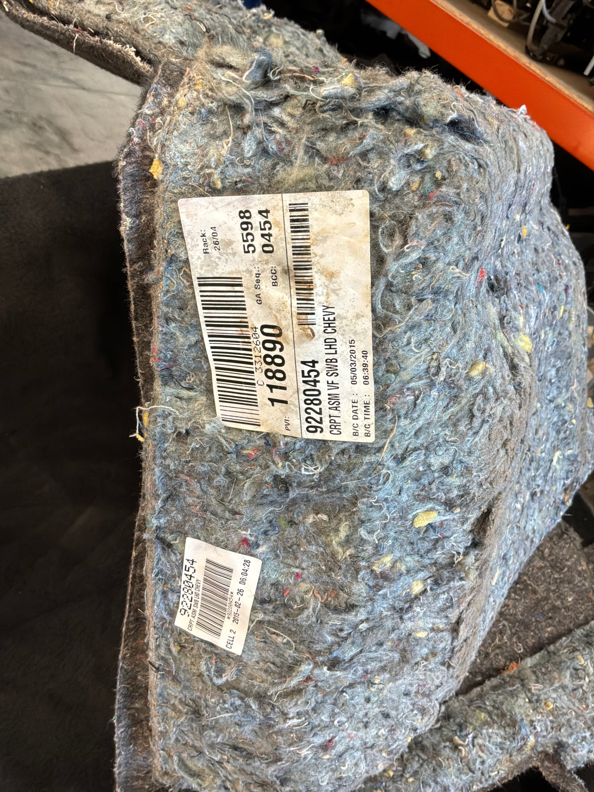 Complete carpet - Day's Parts Yard