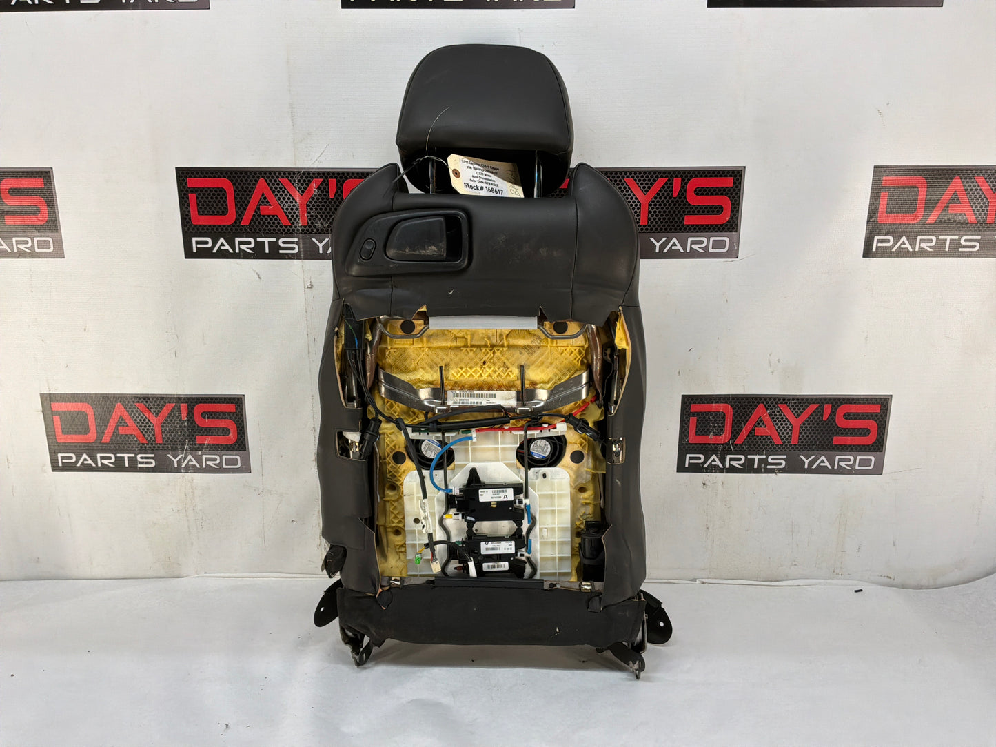 2011 Cadillac CTS-V Coupe LH Driver Recaro Front Seat Top Cushion Frame Cover OEM