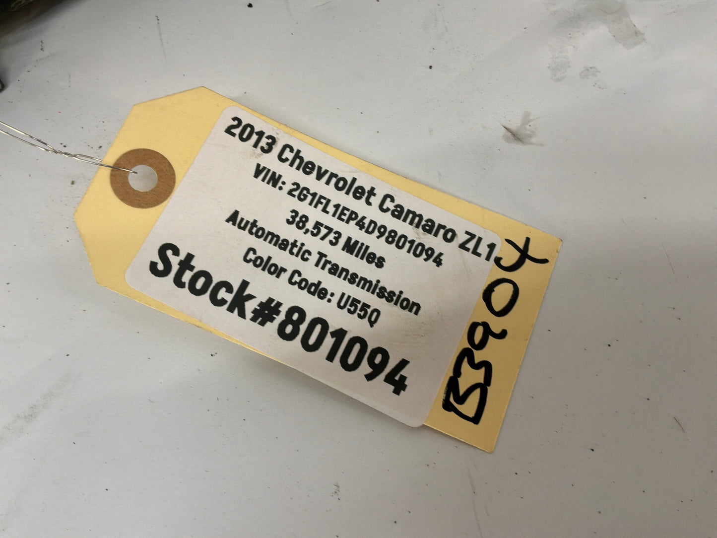2013 Chevy Camaro ZL1 Upper Radiator Hose OEM