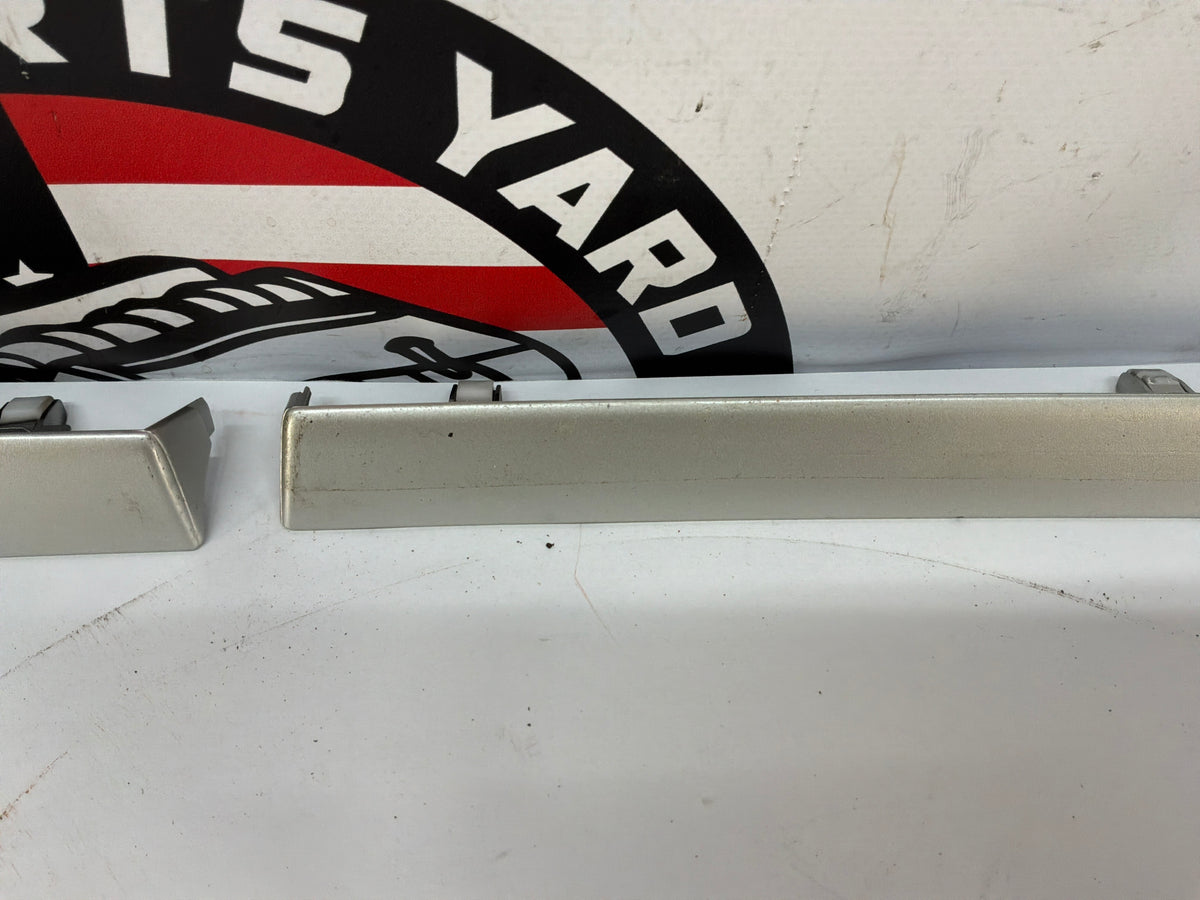 2008 Pontiac G8 GT LH & RH Silver Dash Trim Accent Applique Panel OEM