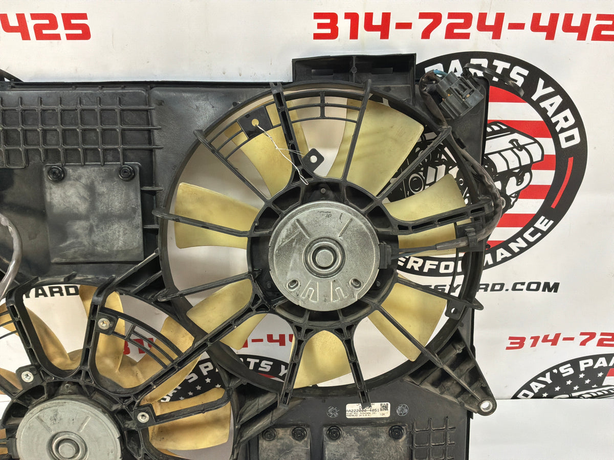 2009 Cadillac CTS-V Radiator Dual Electric Coolant Cooling Fans OEM