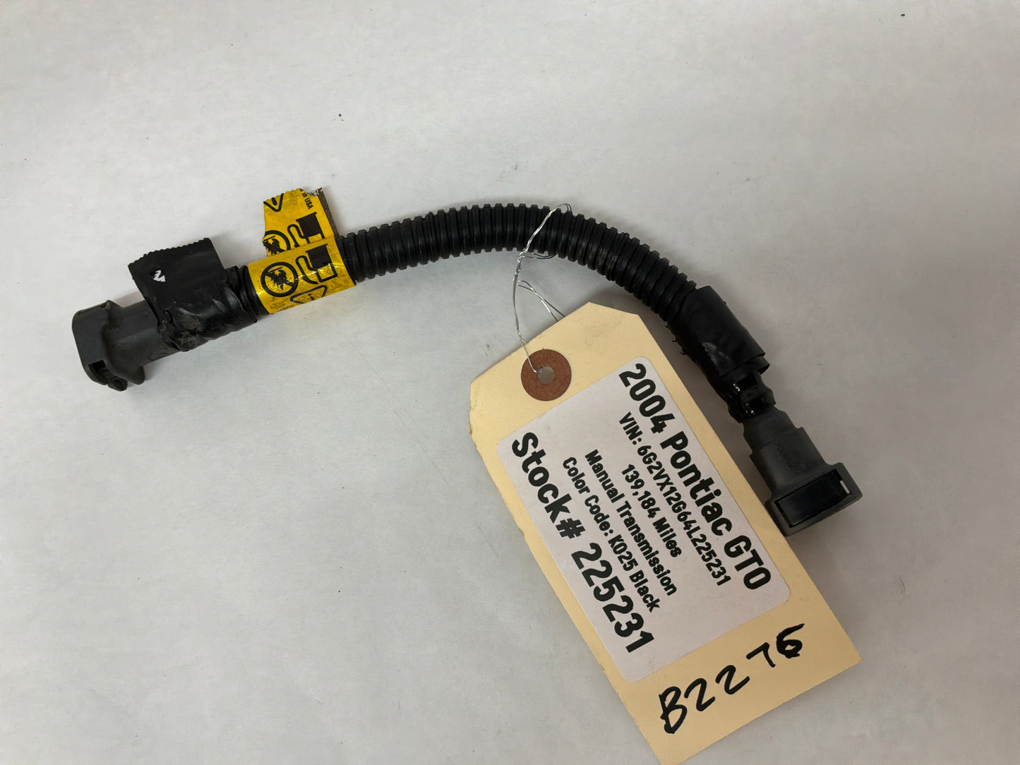 2004 Pontiac GTO Evap & Fuel Gas Line Hoses Tubes OEM