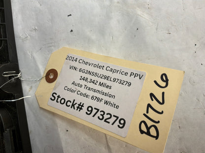 2014 Chevy Caprice PPV LH Driver Front Interior Door Panel Trim OEM