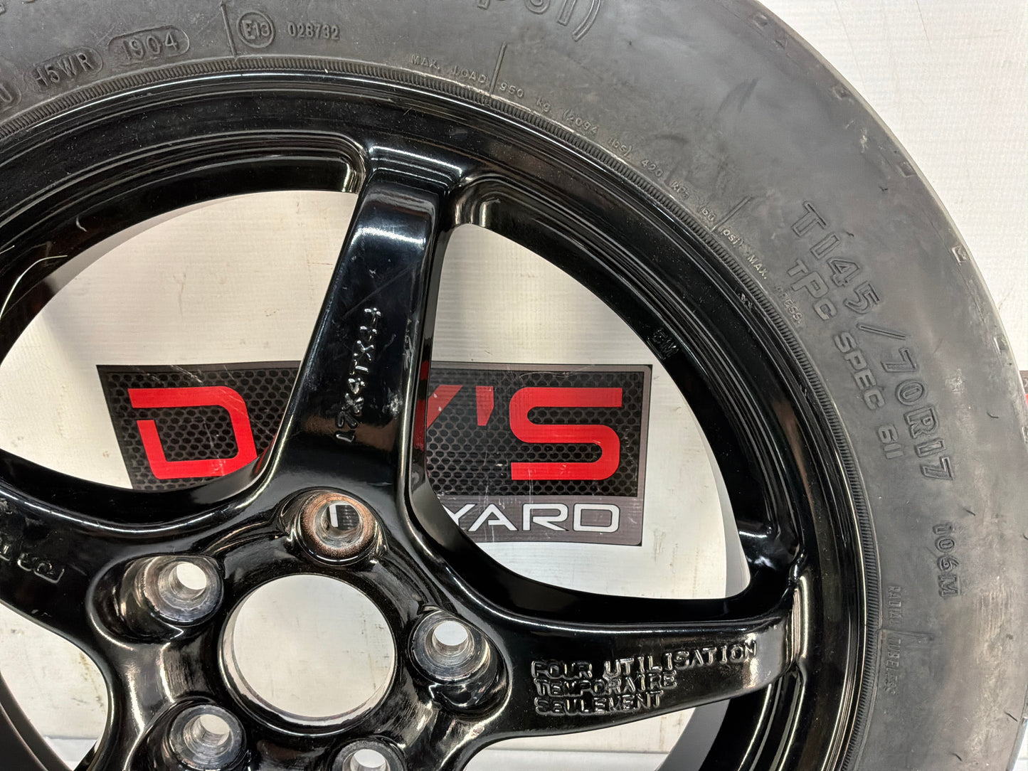 Spare tire - Day's Parts Yard