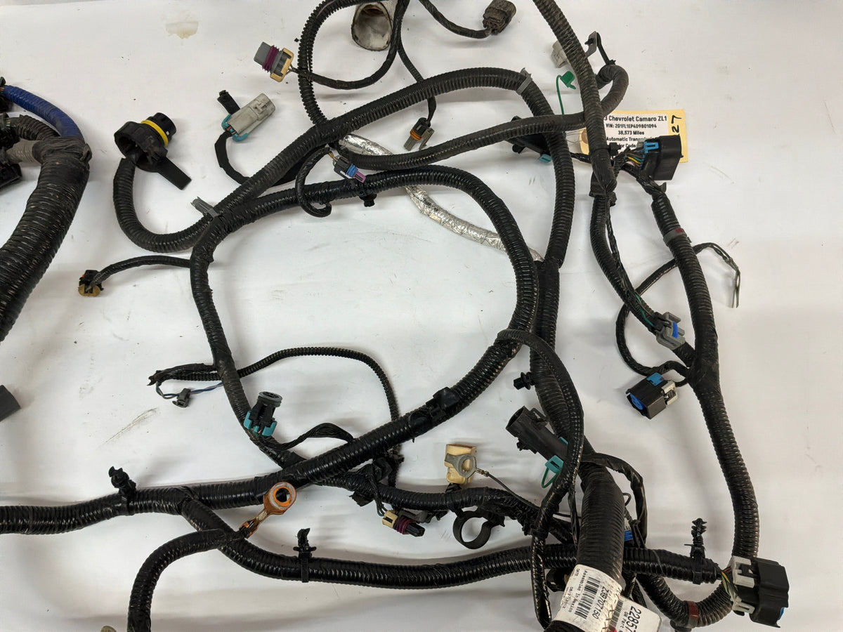 2013 Chevy Camaro ZL1 Engine Automatic Transmission Wire Wiring Harness OEM